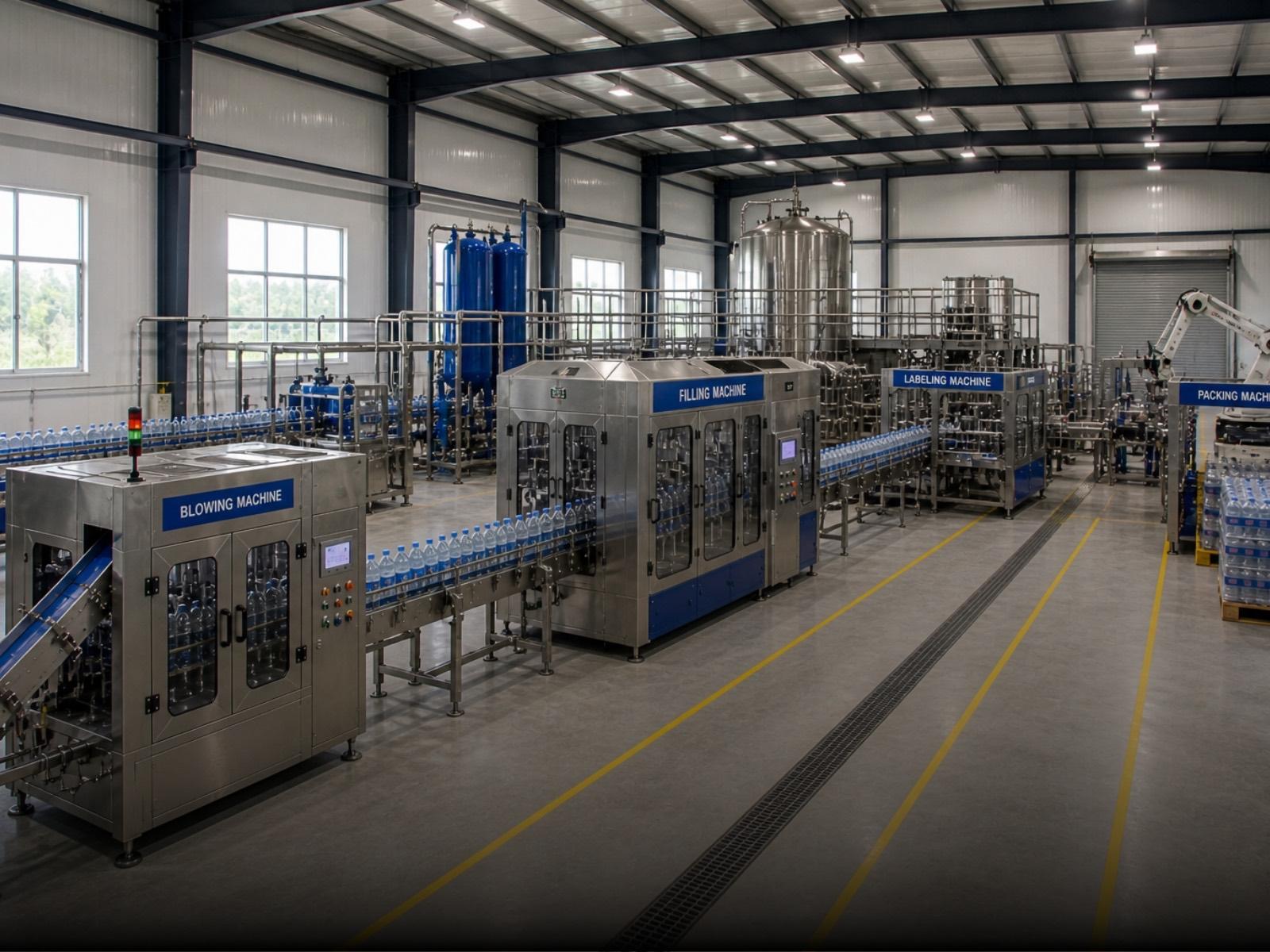 240 BPM Mineral Water Bottling Plant
